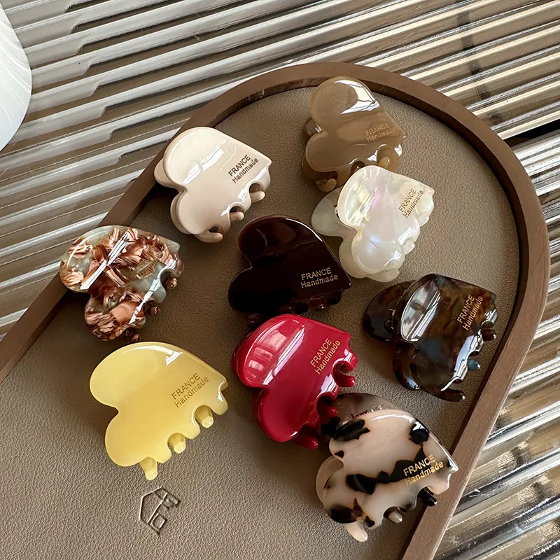 Travel Accessories For 4 Year Old - Small Hair Claw Acetate Hair Crabs