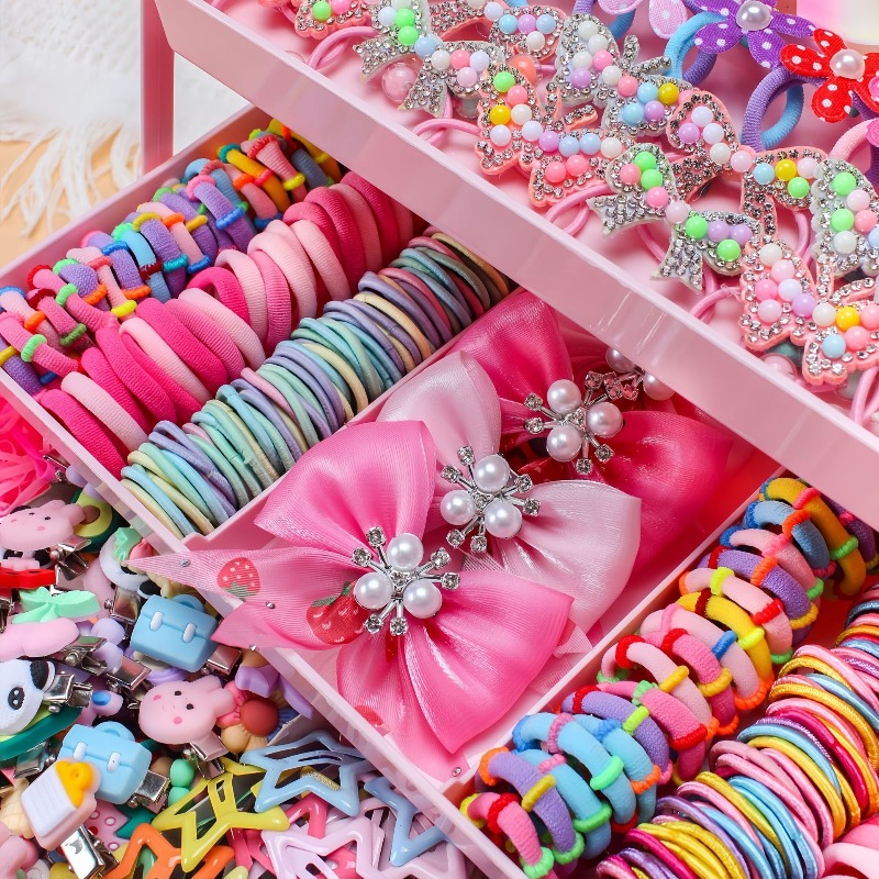 546Pcs Bow High Elastic Hair A - Travel Accessories For 4 Year Old review and price
