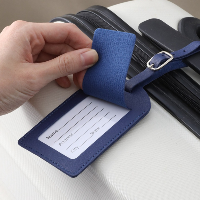 Women Men Luggage Tags PU Leat - Travel Accessories Sale review and price