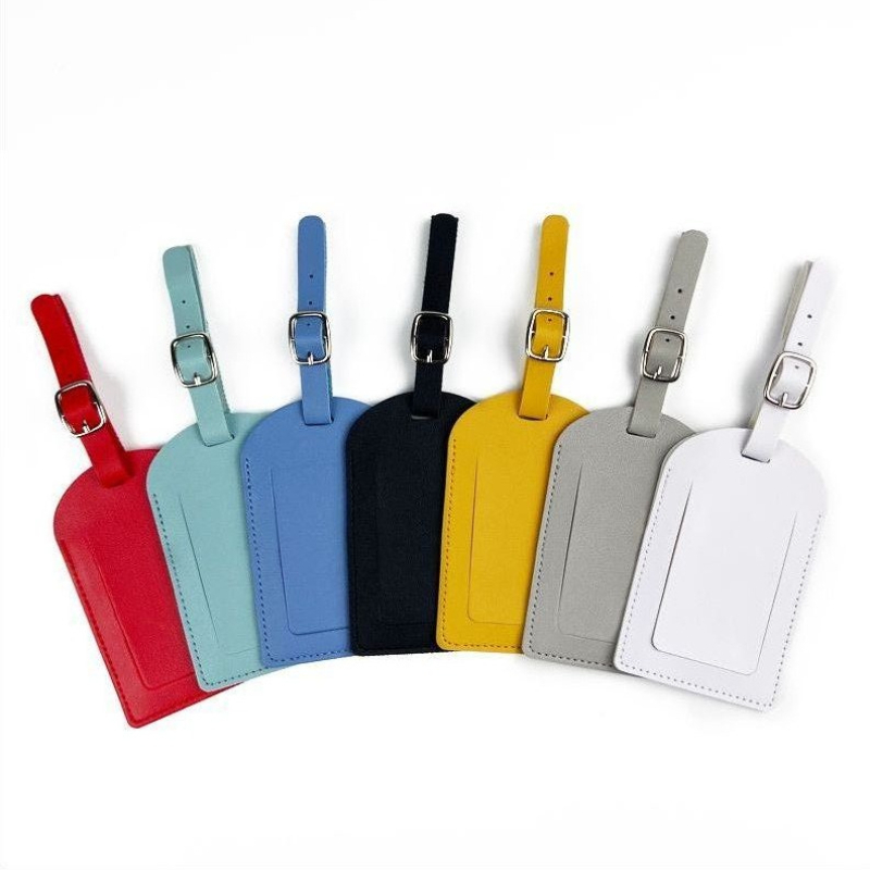 Women Men Luggage Tags PU Leat - Travel Accessories Sale review and price