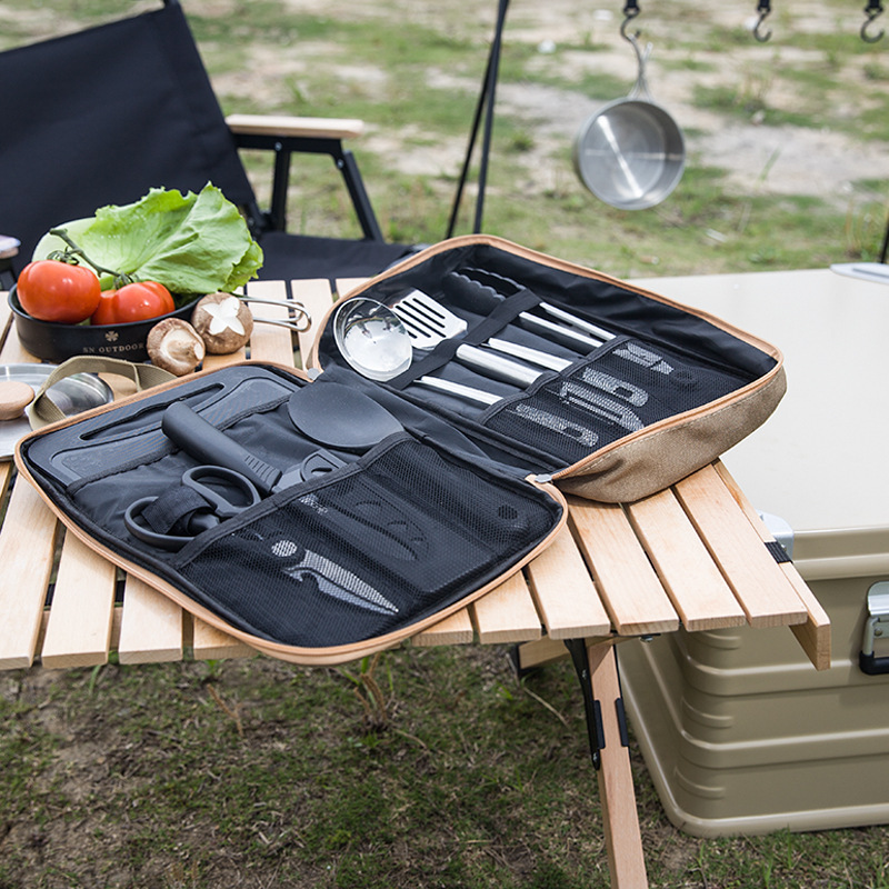 8pcs Camping Kitchen Cookware  - Travel Kitchen Accessories review and price