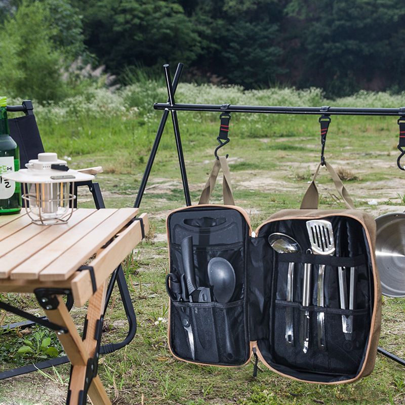 8pcs Camping Kitchen Cookware  - Travel Kitchen Accessories review and price