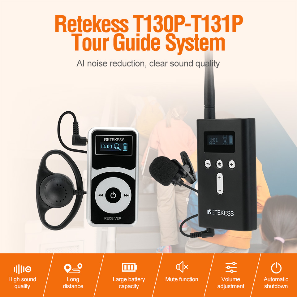 RETEKESS T130P T131P Tour Guid - Travel Accessories Guide review and price