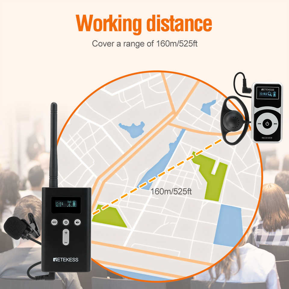 RETEKESS T130P T131P Tour Guid - Travel Accessories Guide review and price
