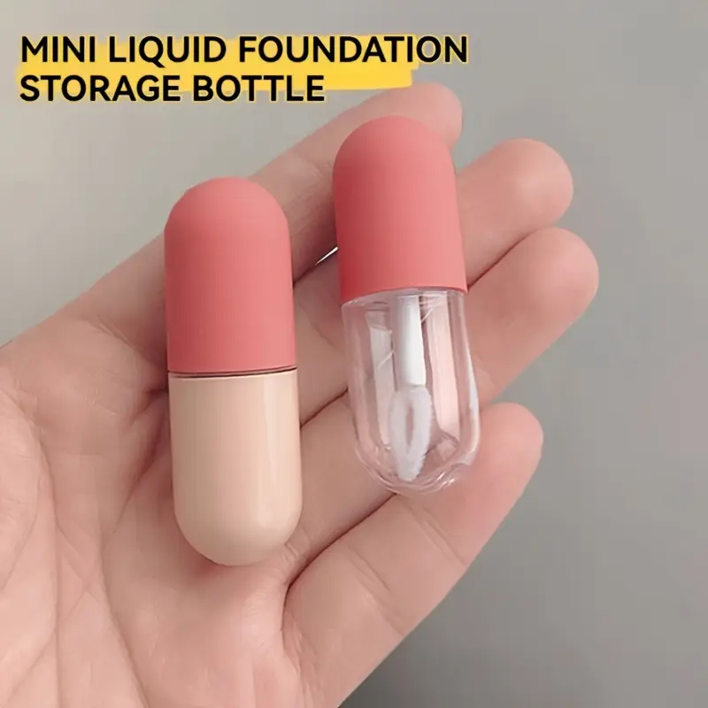 3/5Pcs Mini Empty Lip Gloss Tu - Travel Accessories Youtube review and price