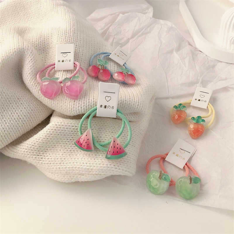 Kids Carrot Hair Ties 5 Pair N - Travel Accessories For 4 Year Old review and price
