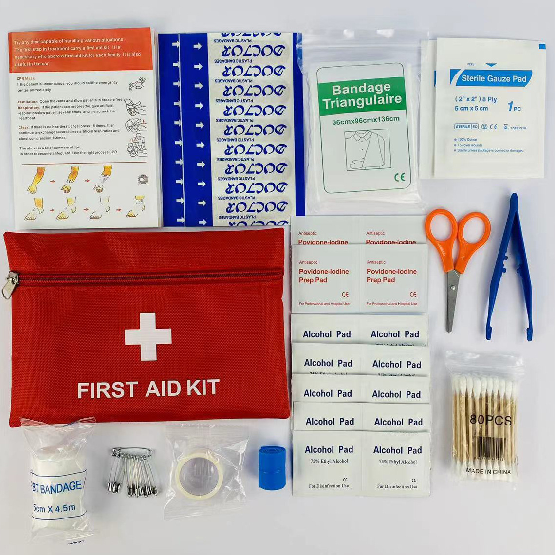 14pcs First Aid Kit Trauma Kit - First Aid Travel Kit review and price