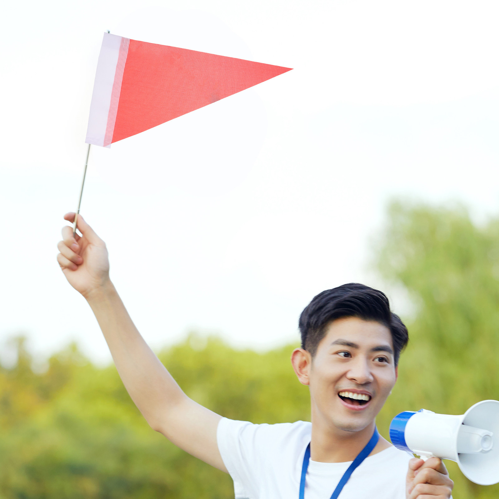 5 Pcs Triangle Tour Guide Flag - Travel Accessories Guide review and price