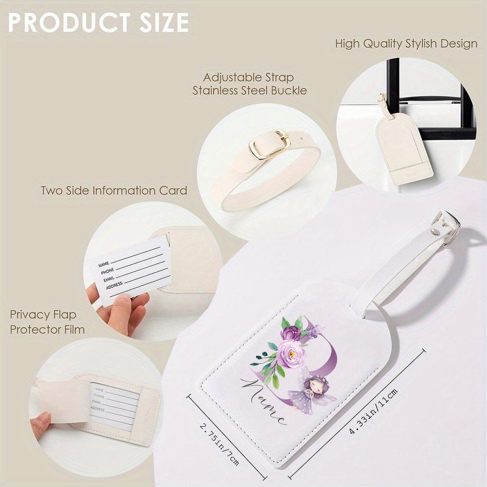 Personalized PU Luggage Tag, F - Travel Accessories Sale review and price