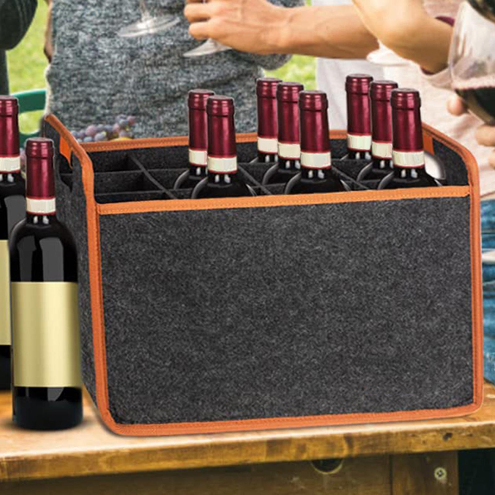Wine Travel Bag 12-Bottle Felt - Travel Accessories Wholesale review and price