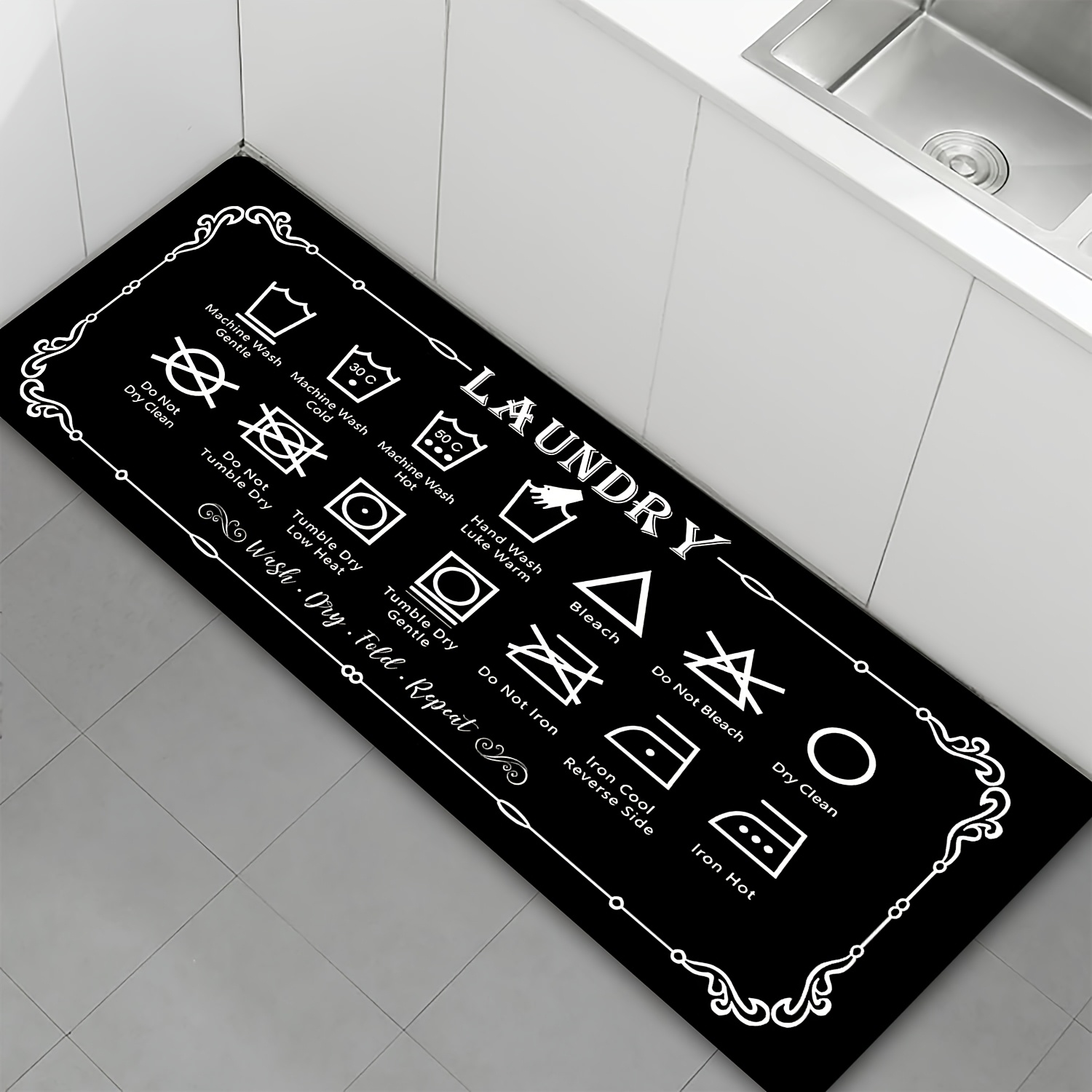 1 Piece Laundry Guide Mat - Bl - Travel Accessories Guide review and price