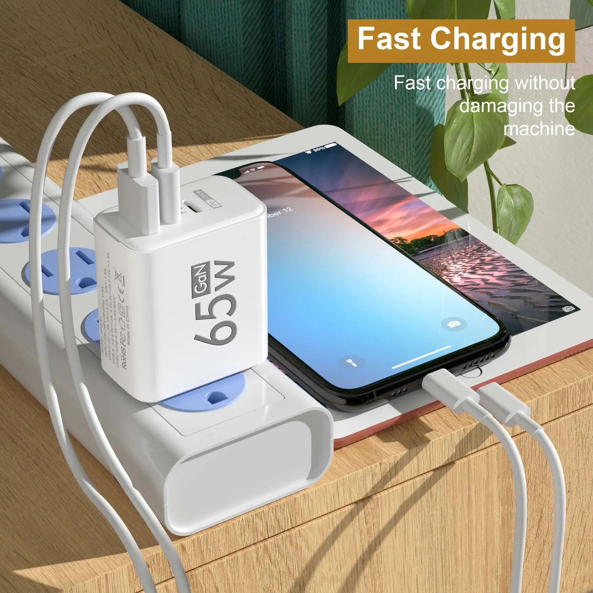 Foldable 65W GaN 3‑Port USB‑C  - Travel Accessories Inc review and price