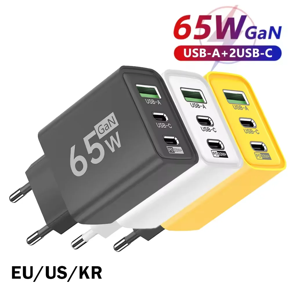 Foldable 65W GaN 3‑Port USB‑C  - Travel Accessories Inc review and price