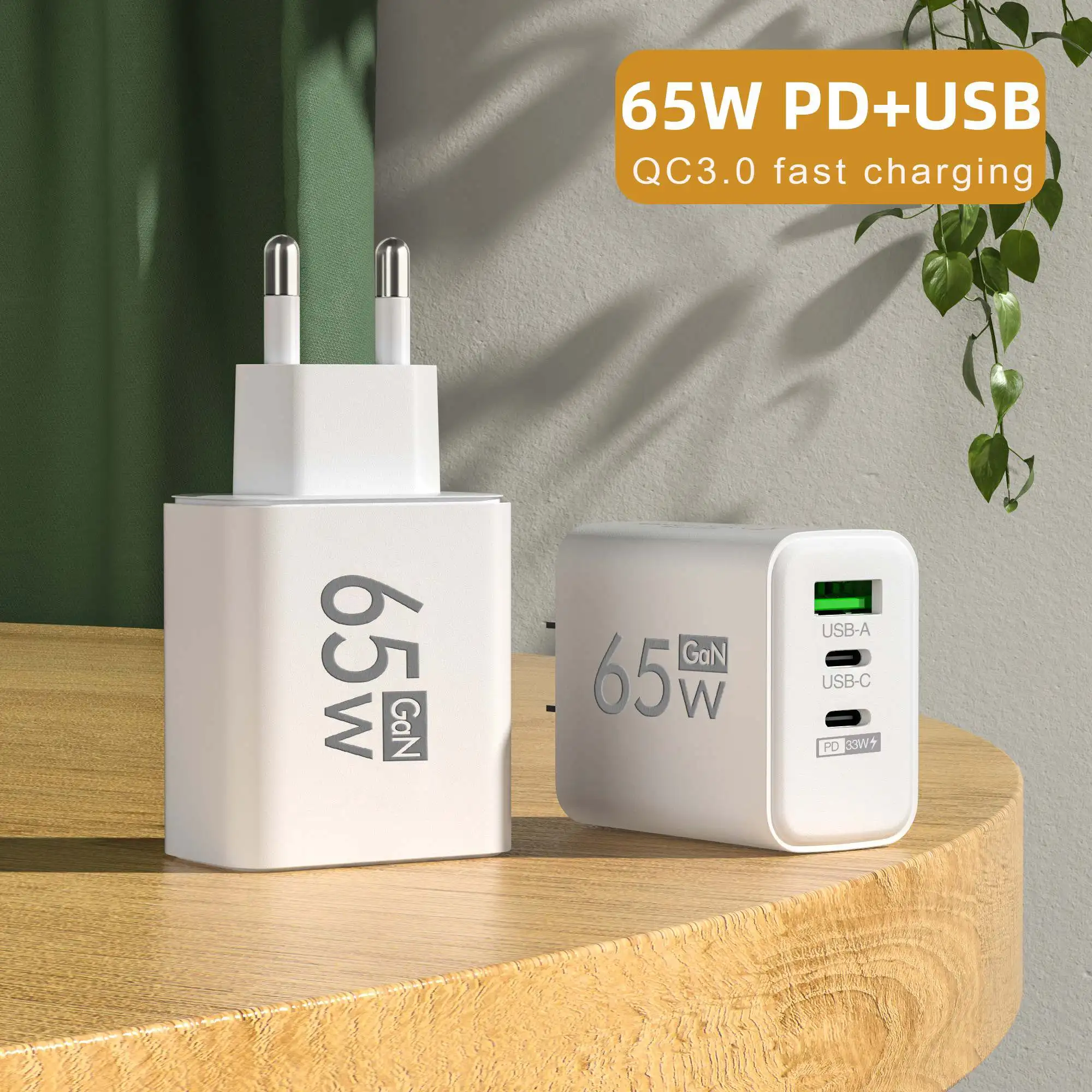 Foldable 65W GaN 3‑Port USB‑C  - Travel Accessories Inc review and price