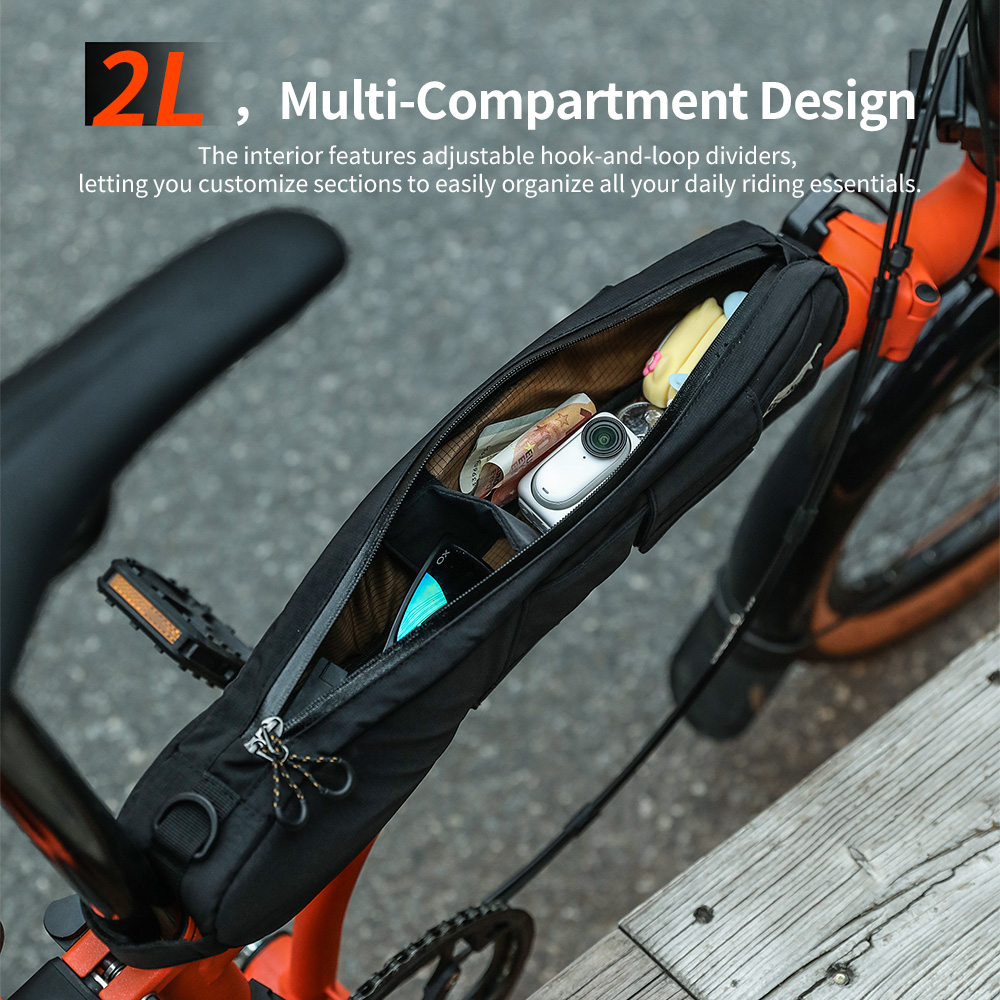 Rhinowalk Bicycle Top Tube Bag - Travel Accessories Youtube review and price